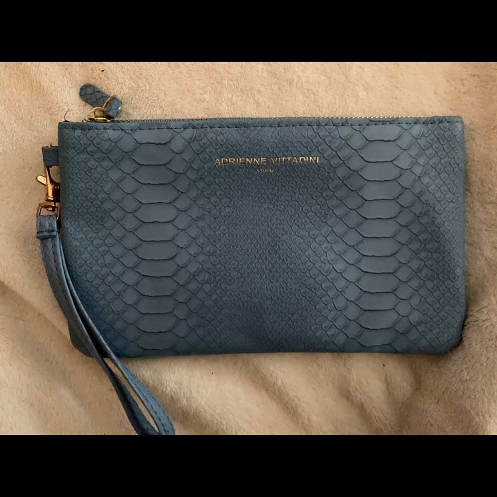 Adrienne vittadimi blue wristlet